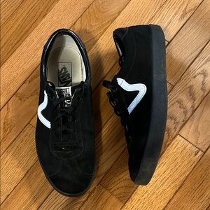 Vans Sport Low Suede Mens 9 /Womens 10.5. Black